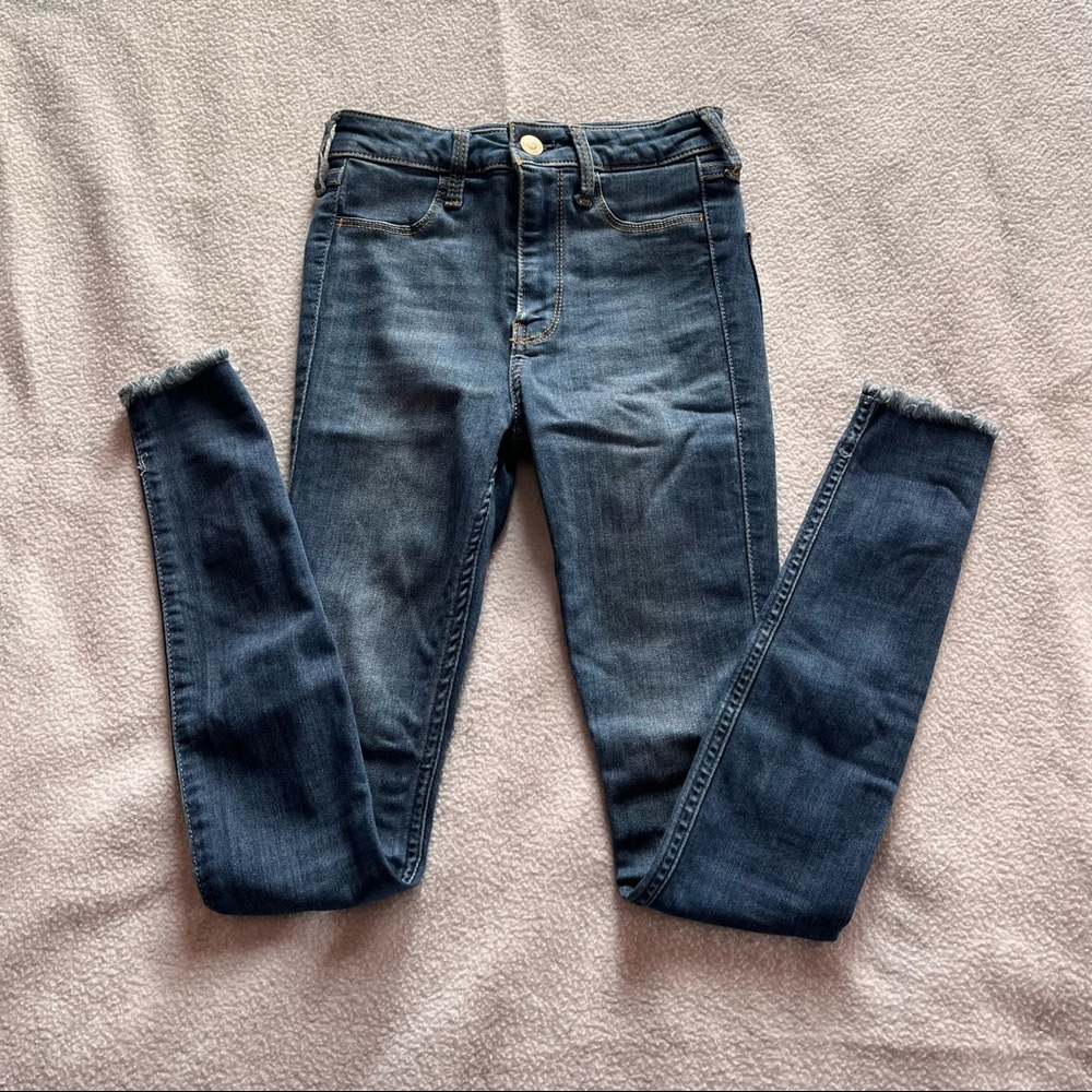 hollister high rise jean leggings